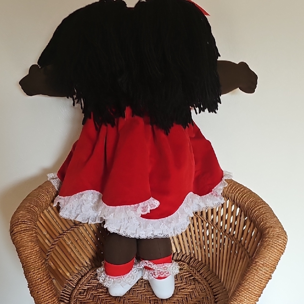 Vintage 1978 Xavier Roberts cloth African Cabbage Patch Kids doll Little People - Picture 6 of 16